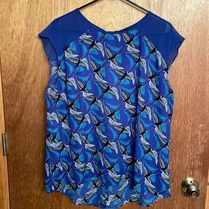 Apt 9 - Blue Button Back Bird Tank